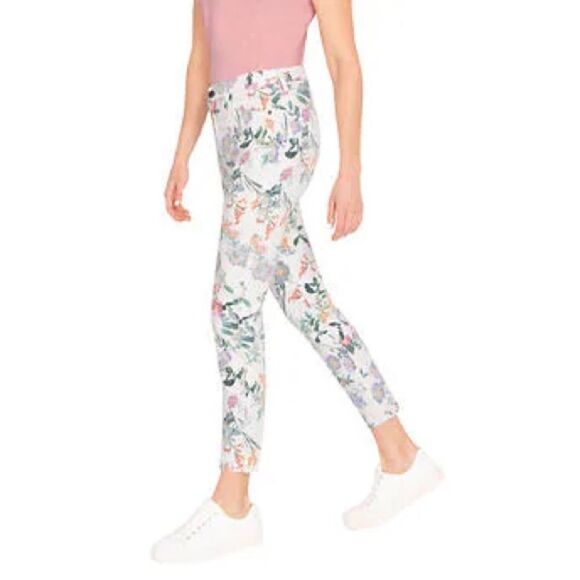 BUFFALO David Bitton Women’s High Rise Soft Stretch Ankle Skinny Jeans BOTANICAL - Picture 2 of 5